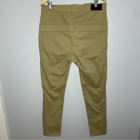 WeSC Men's Khaki Montauk Engineered Chino Pants Unisex Men's L Women's XL - Picture 7 of 10